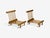 Charlotte Perriand, Rare 'La Cachette' Lounge Chairs, Oak, Fabric, France, 1960s For Sale - Image 18 of 18