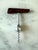 Vintage mid century rosewood corkscrew wine bottle opener with a simple shape and beautiful grain on the handle.
