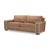 The Austin Brown Benchmade Leather Couch brings genuine luxury to your living room with shearling trim and American-made...