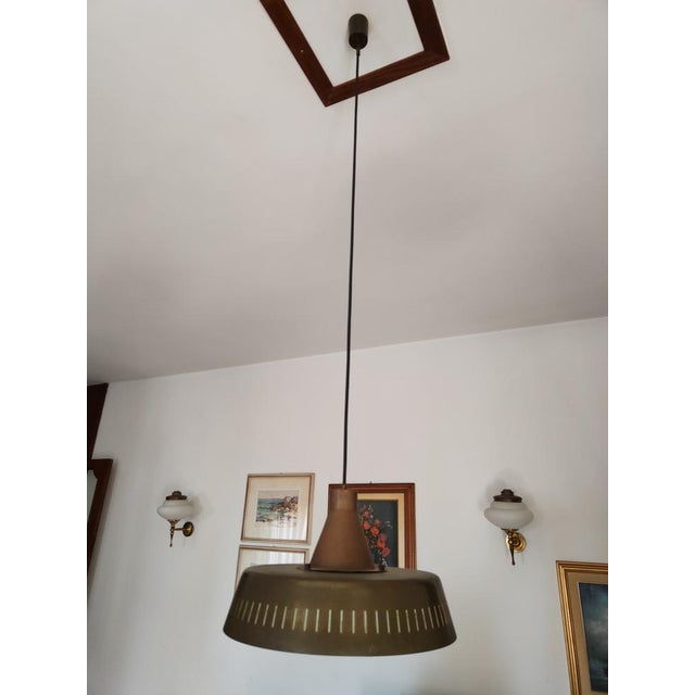 Chandelier by M. Ingrand for Fontana Arte, 1962 For Sale - Image 10 of 14