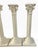 Staffordshire Set of Four English George III Corithian Column Creamware Candlesticks Late 18th Early 19th Century Staffordshire For Sale - Image 4 of 8