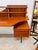 Teak and Iron Desk with Brass Feet For Sale - Image 6 of 17