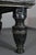 Vintage Italian Black and Silver Coffee Table with Turned Legs, 1980s For Sale - Image 3 of 6
