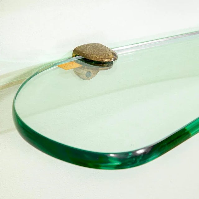 1950s Hanging Glass Shelf from Cristal Art, 1950s For Sale - Image 5 of 7