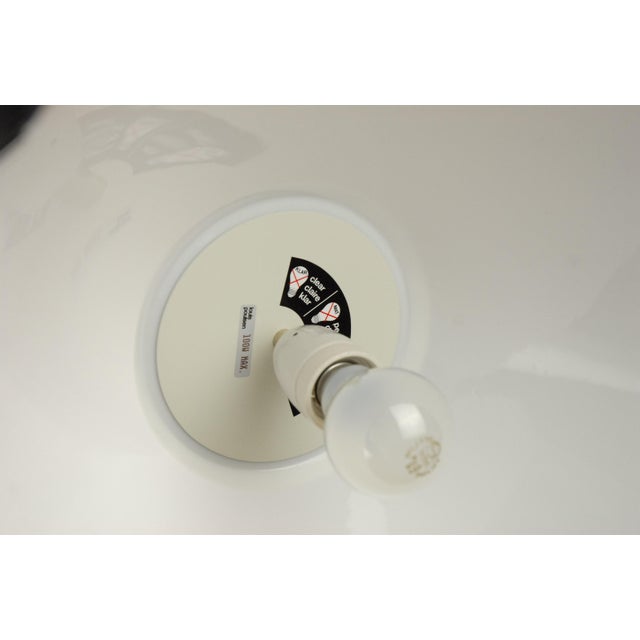White Vintage Opala Ceiling Lamp by Hans J. Wegner for Louis Poulsen For Sale - Image 8 of 12