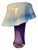 Art Glass Purple White Draped Vase Signed Rich Pitkethly For Sale - Image 11 of 18