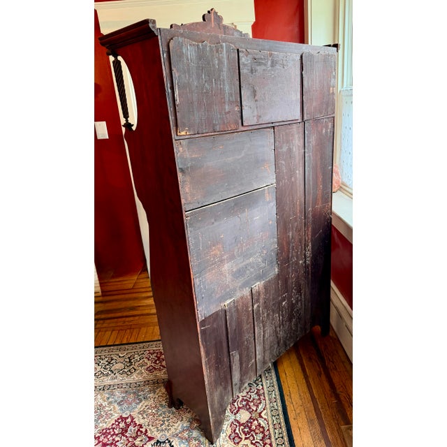 Victorian American Late Victorian Secretary/Display-Case Combination Circa 1895-1910 For Sale - Image 3 of 9