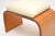 Art Deco Birds Eye Maple and Leather Stool, 1930s For Sale - Image 10 of 11