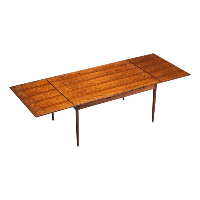Large Extendable Dining Table in Rosewood by J.L. Møllers, Denmark, 1960 For Sale
