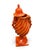 2020s Stunning Large Terracotta Orange Urn / Finial With Swirl Fluting & Scroll Handles For Sale - Image 5 of 8