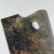 French Vintage Artist's Painting Palette With Thick Remnant Multicolored Oil Paint For Sale - Image 11 of 11