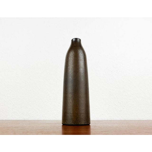 Mid-Century German Minimalist Studio Pottery Vase by Heinz H. Engler, 1960s For Sale - Image 14 of 14