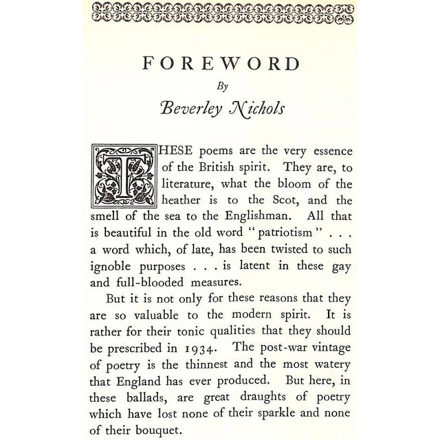 "A Book of Old Ballads" 1934 Nichols, Beverley Brock, h.m. [Illustrated By] For Sale - Image 12 of 12