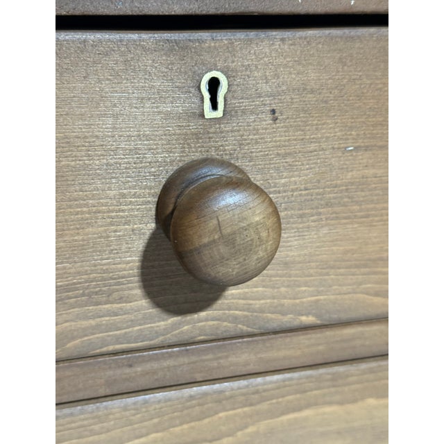 Antique Pine Two Over Three Drawers - Chest of Drawers From England For Sale - Image 11 of 18