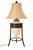 Neoclassical Vintage 1970s Mediterranean Textured Ceramic Urn Tripod Lamp With Original Shade For Sale - Image 3 of 5