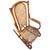Mid-Century Portuguese Bent Oak & Caine Scrolling Rocking Chair No. 5585 For Sale - Image 4 of 11