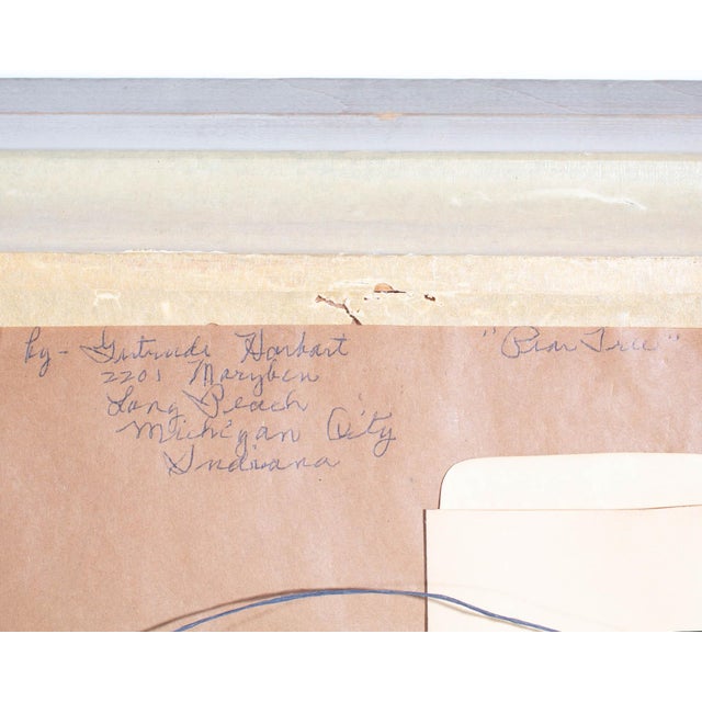 “Pear Tree” Oil on Board Painting by Gertrude For Sale In Indianapolis - Image 6 of 8