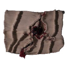 Large Pleated Voluminous Wall Tapestry, 1970s For Sale