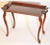 Vintage Anglo-Indian table crafted in rosewood with a tray on top masterfully hand carved and inlaid with delicate floral...