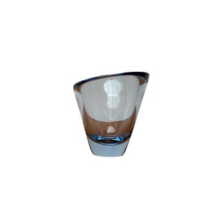 Mid-Century Danish Thule Series Glass Vase by Per Lütken for Holmegaard, 1950s For Sale