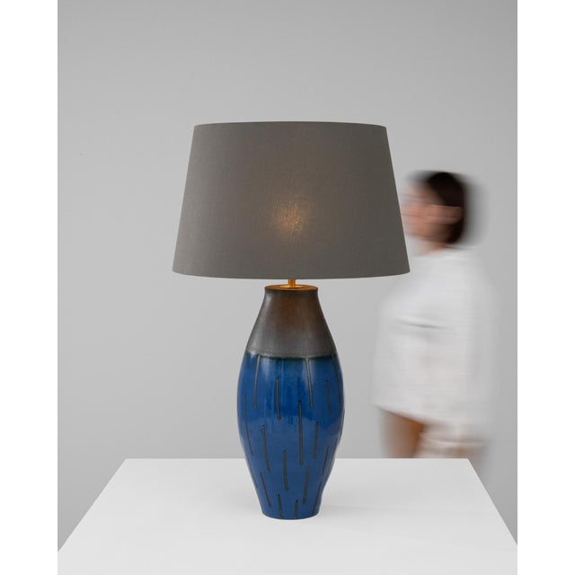 20th Century German Ceramic Table Lamp For Sale - Image 4 of 18