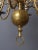 18th Century Dutch Brass Candle Chandelier For Sale - Image 4 of 12