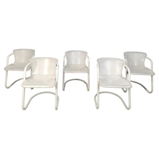 Vintage Dining Chairs attributed to Metaform, 1970s, Set of 5 For Sale - Image 15 of 15