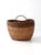 Farmhouse Vintage Large Wicker Gathering Basket For Sale - Image 3 of 15