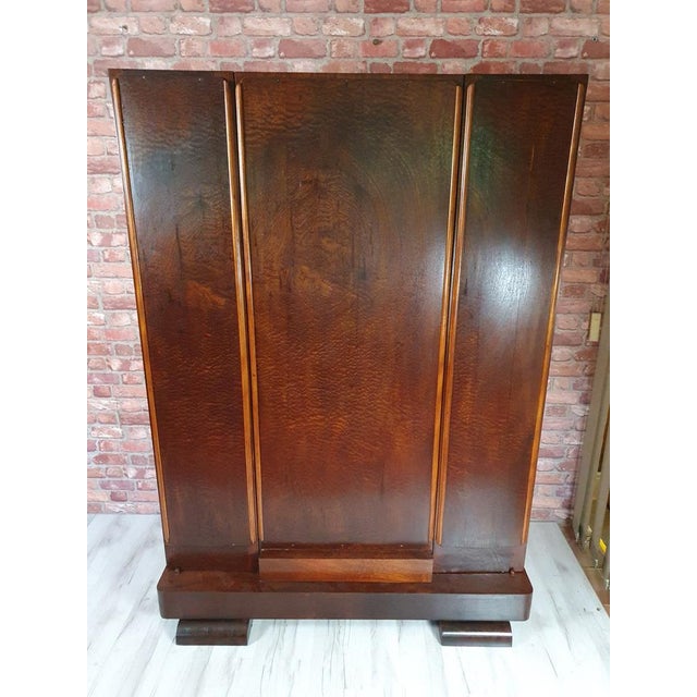 Large Art Deco Triple Mirror, 19th Century For Sale - Image 3 of 18