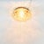 Metal Large Amber Bubble Glass Ceiling Flush Mount attributed to Helena Tynell for Limburg, Germany, 1960s For Sale - Image 7 of 11