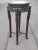 Wood Chinese Carved Hongmu and Marble Inset Tabouret Pedestal, Circa 1900s For Sale - Image 7 of 9