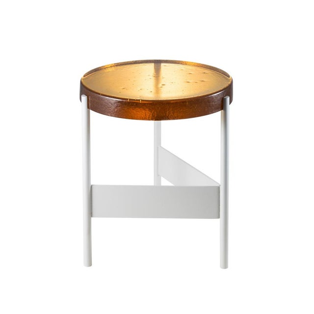 Contemporary Alwa Two Amber Black Side Table by Pulpo For Sale - Image 3 of 14