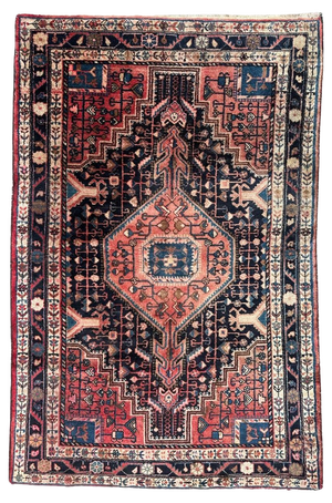 Vintage Hamadan Rug, 1950s
