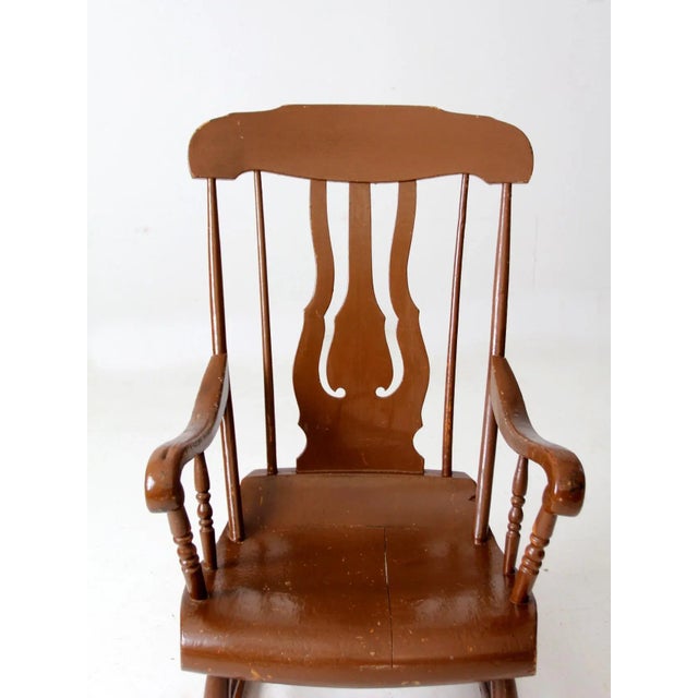 Antique Wooden Rocking Chair Chairish