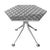Mid-Century Modern Alexander Girard for Braniff Airlines Hexagon Side Table For Sale - Image 3 of 8