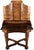 Ancient Baroque Tabernacle Secretary, 1740s For Sale - Image 4 of 18