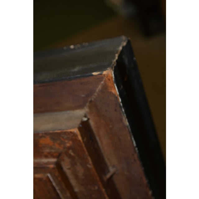 Black Vintage Gold / Black Mother of Pearl / Faux Marbleized Deep Picture Frame Cherub Arrow For Sale - Image 8 of 13