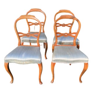 Vintage Chairs Dining French Round Back For Sale