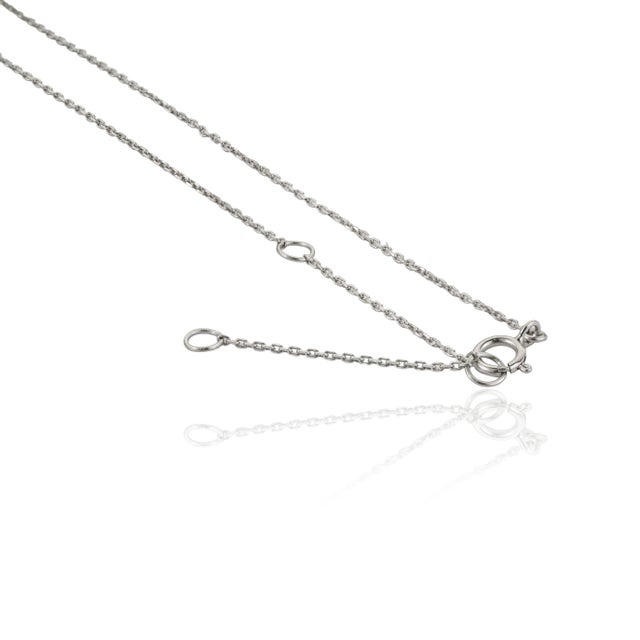 7.3ct Emerald-Cut Blue Sapphire Diamond Halo Station Necklace in 14k White Gold For Sale - Image 10 of 18