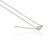 7.3ct Emerald-Cut Blue Sapphire Diamond Halo Station Necklace in 14k White Gold For Sale - Image 10 of 18
