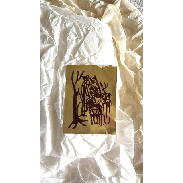 1960s Mid Century Modern Bouilett Bourdelle Serving Tray Elegant Entertaining Minimalist Luxury (#2pr) - Set of 2 For Sale - Image 14 of 17