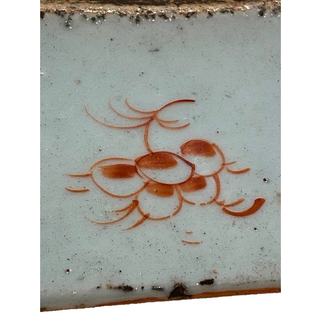 Ceramic 18th Century Clobbered Platter For Sale - Image 7 of 9