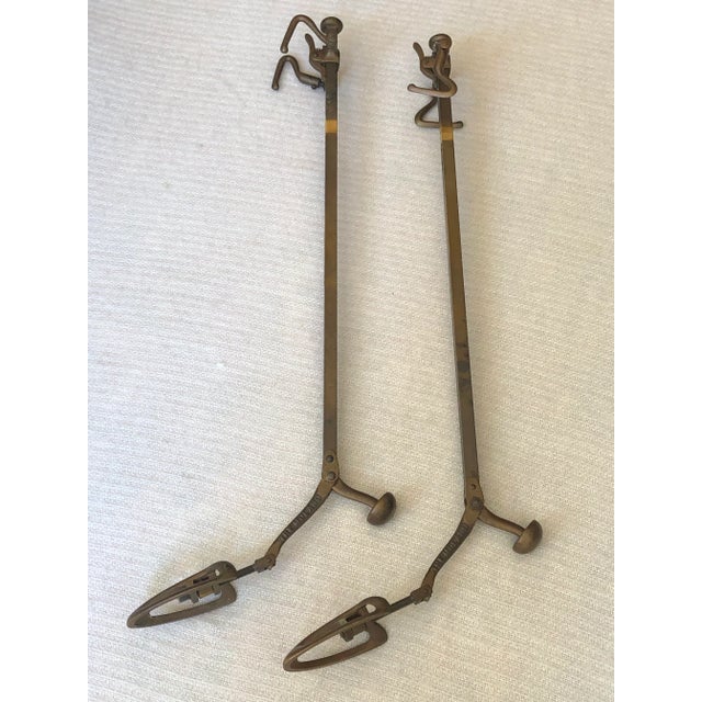 Circa 1920 Solid Brass Equestrian Riding Boot Trees -- a Pair For Sale - Image 10 of 10