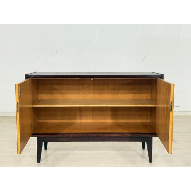 For sale is a very beautiful vintage chest of drawers in good condition. German design, 1960s. Good condition. Wood:...