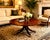 This Baker Furniture Regency Style Center Table is a beautifully crafted example of classic American furniture inspired by...