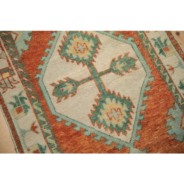 Vintage Distressed Oushak Rug Runner - 2'6" x 5'3" For Sale - Image 10 of 10