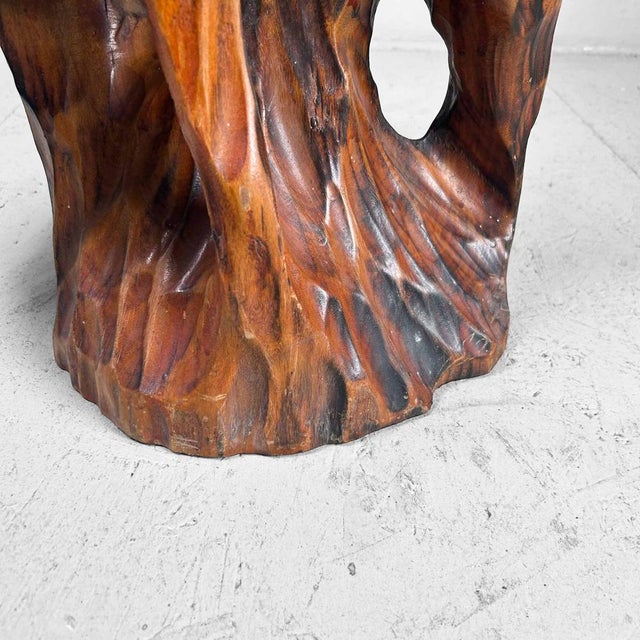 Mid-Century Japanese Wooden Plant Stand, 1960s For Sale - Image 10 of 18