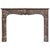 19th Century Louis XV Style Fireplace Mantel in Rouge Royal Marble For Sale - Image 6 of 6