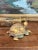 Folk Art Vintage Hand Carved and Hand Painted Wooden Turtle Figurine For Sale - Image 3 of 11