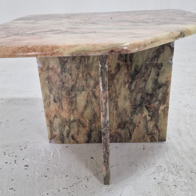 Italian Marble Coffee Table, 1970s For Sale - Image 10 of 12